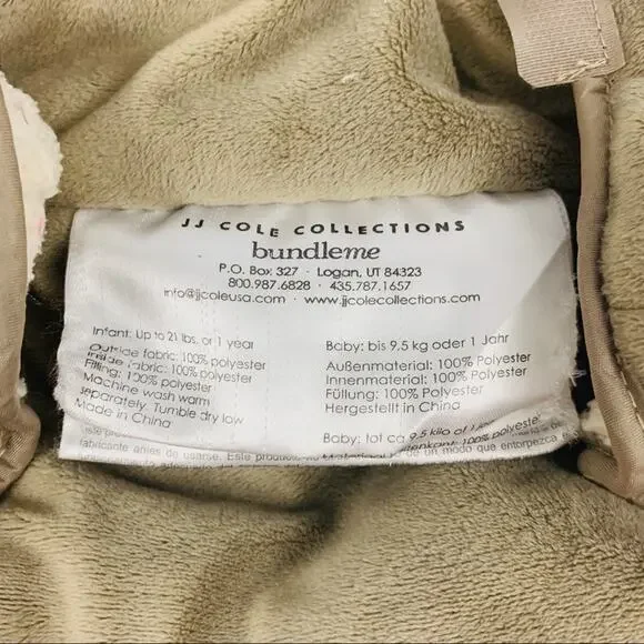 JJ Cole Bundle Me car seat cozy blanket